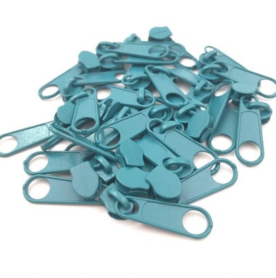 50 ks 3# nylonové zipsové úchytky pre viacfarebný zipsový posúvač pre šijacie príslušenstvo