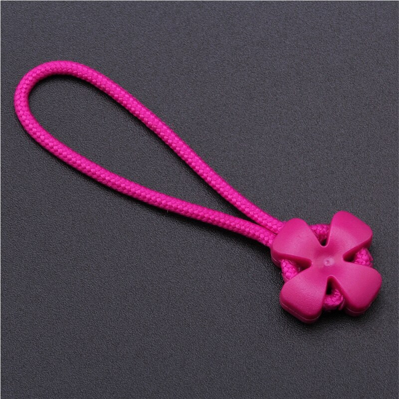 100 bucăți/lot PVC tractor cu fermoar rucsac glisor fermoar snururi colorate fermoar jachetă fermoar frânghie anti-alunecare accesoriu de îmbrăcăminte