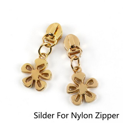 10 buc Meetee 5 # Glisoare cu fermoar pentru fermoar metalic nailon Kit de reparare fermoar pentru geantă Cap cu fermoar haine jachetă haină DIY accesorii de cusut