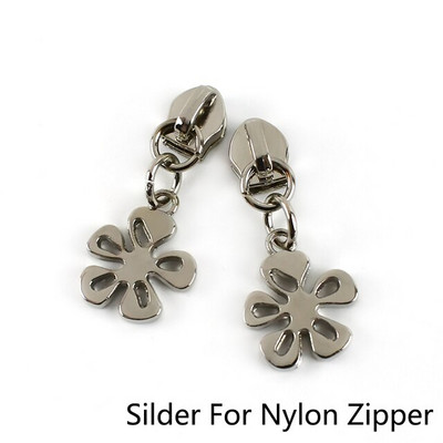 10 buc Meetee 5 # Glisoare cu fermoar pentru fermoar metalic nailon Kit de reparare fermoar pentru geantă Cap cu fermoar haine jachetă haină DIY accesorii de cusut