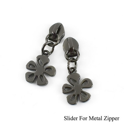 10 buc Meetee 5 # Glisoare cu fermoar pentru fermoar metalic nailon Kit de reparare fermoar pentru geantă Cap cu fermoar haine jachetă haină DIY accesorii de cusut