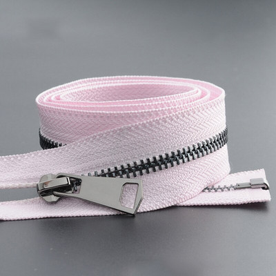 1 vnt. užtrauktukas, atviras dvigubas slankiklis, ilgas užtrauktukas, stora striukė su užtrauktuku, metalinė „pasidaryk pats“ siuvimo drabužių priedai, tvirtas užtrauktukas