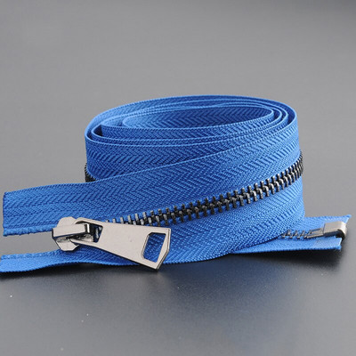 1 vnt. užtrauktukas, atviras dvigubas slankiklis, ilgas užtrauktukas, stora striukė su užtrauktuku, metalinė „pasidaryk pats“ siuvimo drabužių priedai, tvirtas užtrauktukas