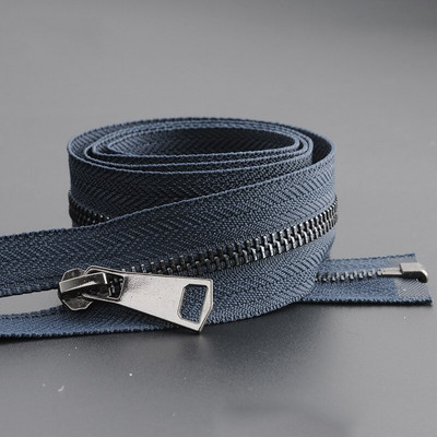 1 vnt. užtrauktukas, atviras dvigubas slankiklis, ilgas užtrauktukas, stora striukė su užtrauktuku, metalinė „pasidaryk pats“ siuvimo drabužių priedai, tvirtas užtrauktukas