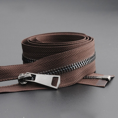 1 vnt. užtrauktukas, atviras dvigubas slankiklis, ilgas užtrauktukas, stora striukė su užtrauktuku, metalinė „pasidaryk pats“ siuvimo drabužių priedai, tvirtas užtrauktukas