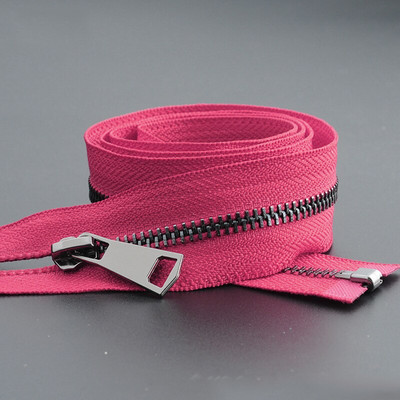 1 vnt. užtrauktukas, atviras dvigubas slankiklis, ilgas užtrauktukas, stora striukė su užtrauktuku, metalinė „pasidaryk pats“ siuvimo drabužių priedai, tvirtas užtrauktukas