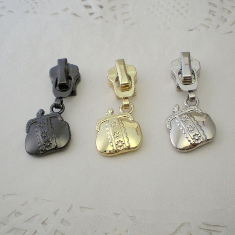 5tk 5#Käekott multikas metallist tõmblukk tõmba riistvara rõivamanused metallist multikas tõmblukk kott tõmblukk DIY riistvara tarvikud