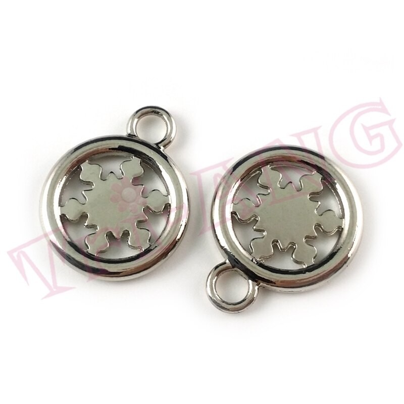 20 kom/lot, izuzetan oblik snježne pahuljice 5 # klizači metalnih patentnih zatvarača za metalne najlonske patentne zatvarače