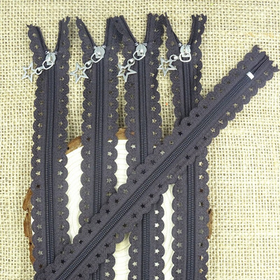 5/10buc 3 # Star Dantela 30CM-40CM (12 inch-16 inch) Nailon Fermoar Cusut Croitorie Imbracaminte 20 de culori