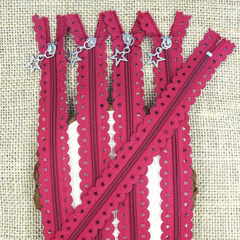 5/10buc 3 # Star Dantela 30CM-40CM (12 inch-16 inch) Nailon Fermoar Cusut Croitorie Imbracaminte 20 de culori