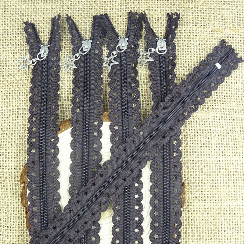 5/10buc 3 # Star Dantela 30CM-40CM (12 inch-16 inch) Nailon Fermoar Cusut Croitorie Imbracaminte 20 de culori