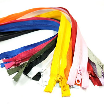 1бр. 5# 50CM Дължина Висококачествени ципове от смола Отворени чанти за спортно облекло Аксесоари за шиене Избор на 12 цвята A069