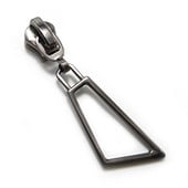 20tk/partii, kvaliteetne metallist kaabitsa kujuga 5# tõmblukuga liugurid, relv musta värvi tõmblukuga tõmmake isetegemise õmblustarvikud