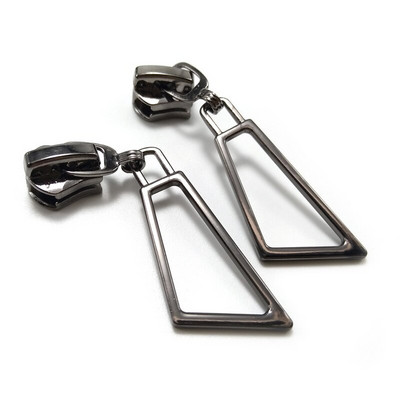 20tk/partii, kvaliteetne metallist kaabitsa kujuga 5# tõmblukuga liugurid, relv musta värvi tõmblukuga tõmmake isetegemise õmblustarvikud