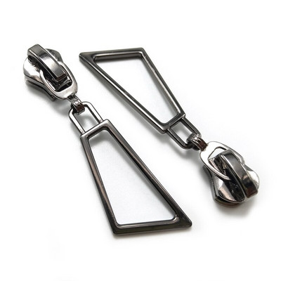 20tk/partii, kvaliteetne metallist kaabitsa kujuga 5# tõmblukuga liugurid, relv musta värvi tõmblukuga tõmmake isetegemise õmblustarvikud