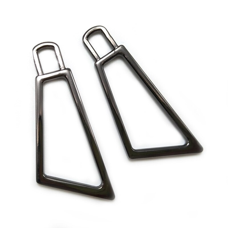 20tk/partii, kvaliteetne metallist kaabitsa kujuga 5# tõmblukuga liugurid, relv musta värvi tõmblukuga tõmmake isetegemise õmblustarvikud