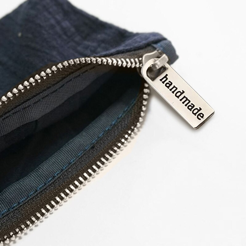 5 buc. Glisoare cu fermoar din metal lucrate manual pentru fermoar din nailon 5# Fermoare pentru îmbrăcăminte Seturi de reparare a sacului de extragere a capului Accesorii de cusut DIY 3,7x1cm