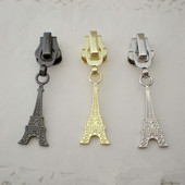 DONYAMY 5PCS 5# Направи си сам метална глава с цип с форма на кула