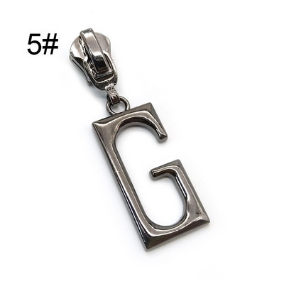 20 kom/lot, potpuno novi klizači za patent zatvarač za 5# i 8# s povlačenjem patentnog zatvarača slovom "G", modni dodaci za šivanje