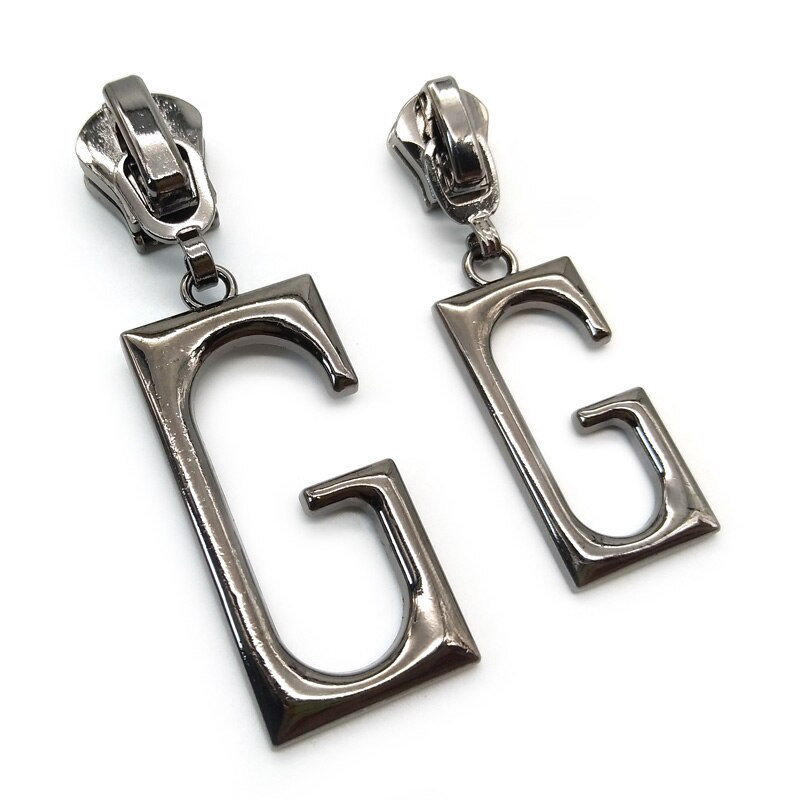 20 kom/lot, potpuno novi klizači za patent zatvarač za 5# i 8# s povlačenjem patentnog zatvarača slovom "G", modni dodaci za šivanje