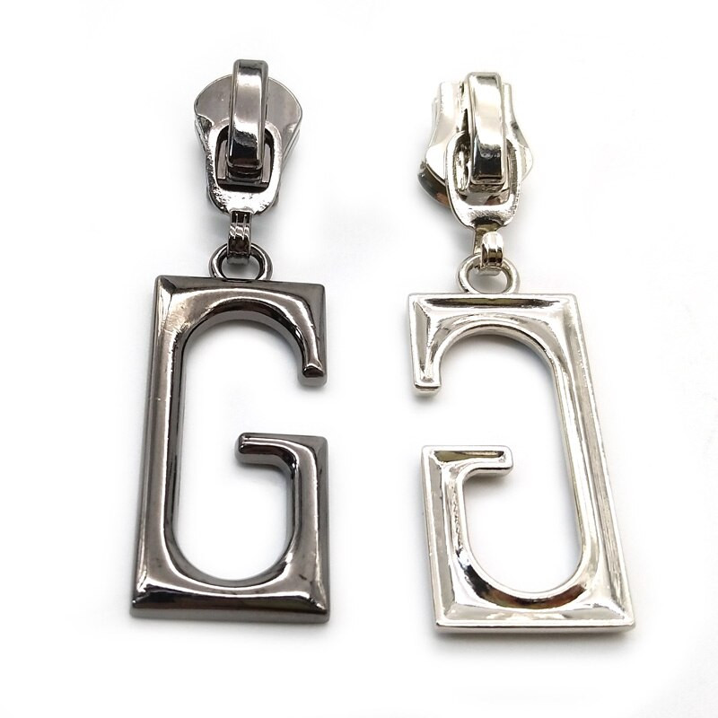 20 kom/lot, potpuno novi klizači za patent zatvarač za 5# i 8# s povlačenjem patentnog zatvarača slovom "G", modni dodaci za šivanje