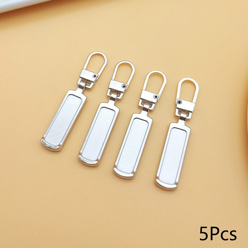 5 τμχ Αποσπώμενα μεταλλικά φερμουάρ Πουλέρες Vintage Μεταλλικά φερμουάρ συρόμενες κεφαλή Τσάντες DIY Παλτό Επισκευή φερμουάρ Ανταλλακτικά ραπτικής