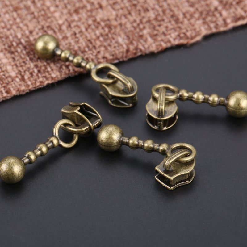 20 ks 21 mm retro dizajn kovových zipsov, starožitné bronzové zipsy, opravy, remeselné šijacie potreby, príslušenstvo, DIY remeslo, odolné