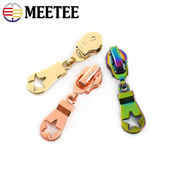 30 tk Meetee 5# tõmblukuga liugurid nailonist tõmblukkude jaoks Moodsad tõmblukud Pead Täht Õõnes kott Rahakott Tasku paranduskomplektid DIY õmblustööd