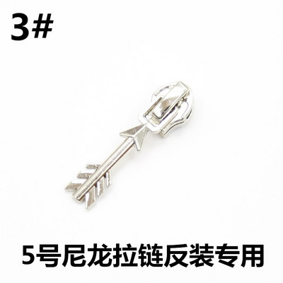 6tk 5# mustast metallist tõmbluku pea tagurpidi paigaldus nailonist tõmbluku liuguri tõmbluku parandamise komplekti DIY kotid rõivaste õmblustarvikud