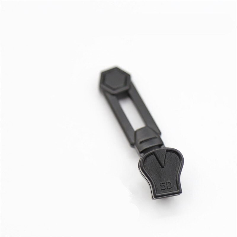 6tk 5# mustast metallist tõmbluku pea tagurpidi paigaldus nailonist tõmbluku liuguri tõmbluku parandamise komplekti DIY kotid rõivaste õmblustarvikud