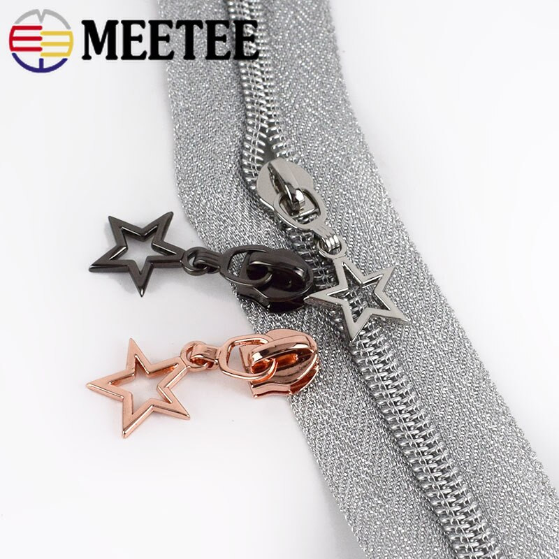 20 tk Meetee 5# tõmblukuga liugurid nailonist tõmblukkude jaoks kott tasku tõmbluku pea tõmblukud paranduskomplektid DIY õmblustarvikud ZT173