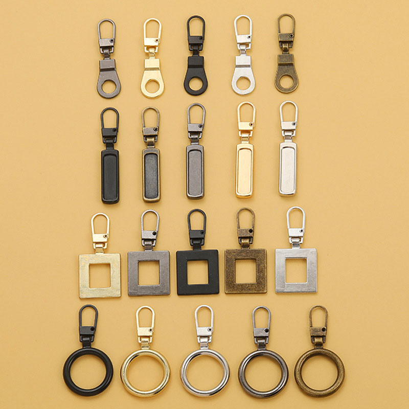 5 tk tõmbluku tõmbega asendus tsingisulamist eemaldatav metallist tõmbluku tõmbe paranduskomplekt pagasi jakid seljakotid saapad rahakott mantel