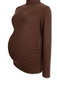 Μπλούζα εγκυμοσύνης με ψηλό γιακά