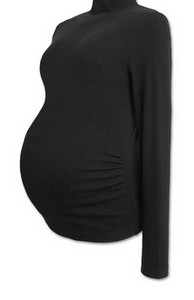 Μπλούζα εγκυμοσύνης με ψηλό γιακά