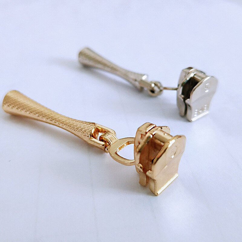 5 tk metallist tõmblukuga tõmmits, väike vöökoht, rõivaste pagasi tarvikud liugur tõmblukuga peaga rõivamanused (5 tüüpi)