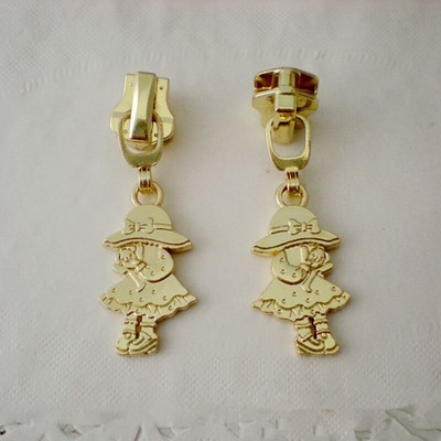 DONYAMY 5 ks DIY dievčenské tvary 5# zipsová hlavička