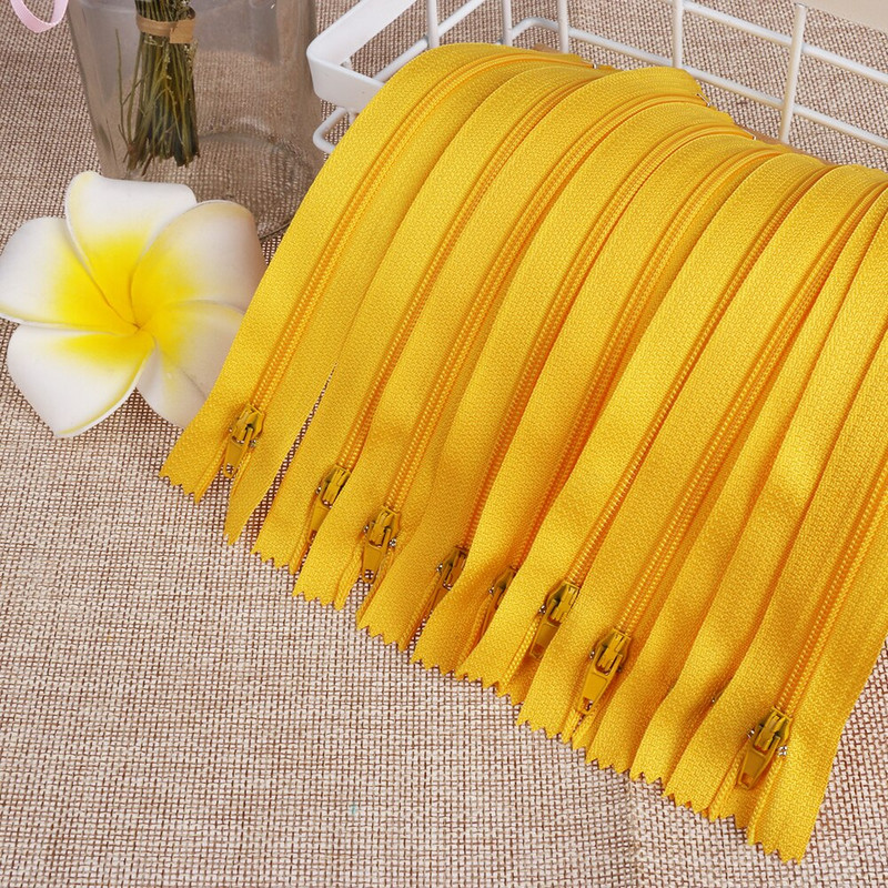 10 ks/sada 20 cm farebné nylonové zipsy na mieru na nohavice, oblečenie, odev, domáce DIY, šitie, remeselné odevné doplnky