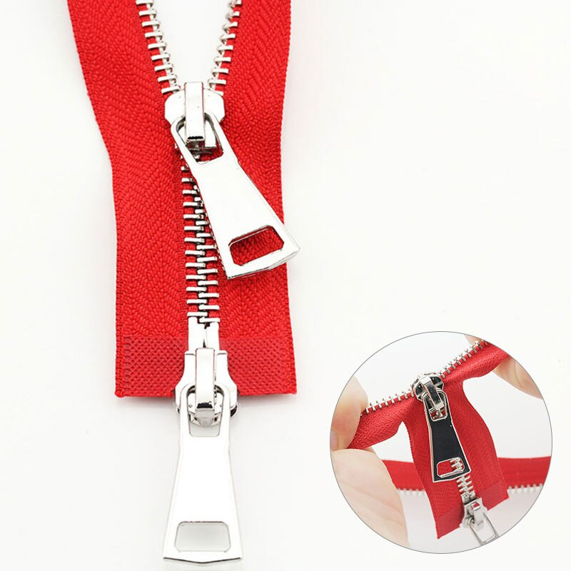 Aukštos kokybės 70/90 cm 5 # striukė, metalinis užtrauktukas, dvigubas slankiklis, dvipusis užtrauktukas, pasidaryk pats, drabužių užtrauktuko keitimas, rankų darbo reikmenys