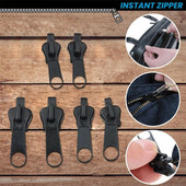 10 buc. Cap cu fermoar Kit universal de reparare a fermoarului de reparare a fermoarului.