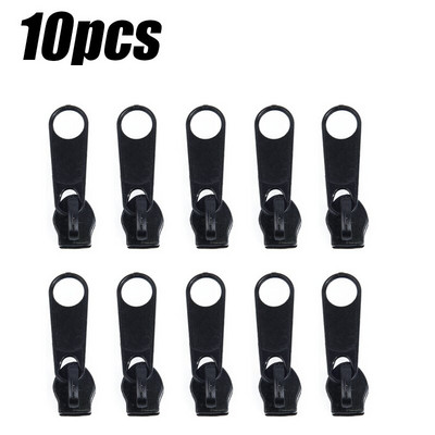 10 buc. Cap cu fermoar Kit universal de reparare a fermoarului de reparare a fermoarului.