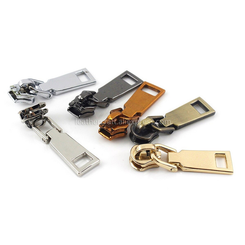 20 ks kovových 5# zipsových jazdcov na bundy, oblečenie, sťahováky na hlavu kabáta, sada na opravu zipsov, DIY tašky, šijacie príslušenstvo 7 farieb