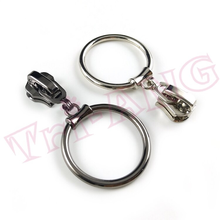 20 buc/lot, 2018 Nou Sosire Cerc rotund 5# 8# Glisoare cu fermoar pentru Fermoare din metal/rășină/nailon