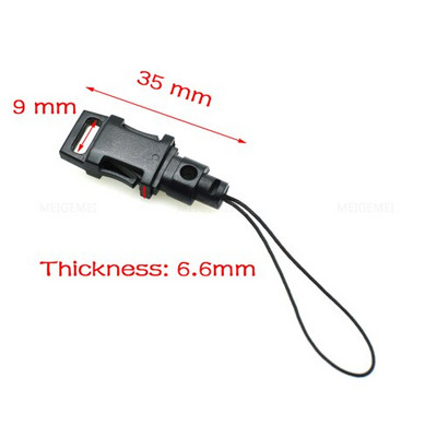 10 ks/balenie odnímateľnej spony na šnúrku na krk, držiak na identifikačnú kartu pracovníka, príslušenstvo na šnúrku na krk