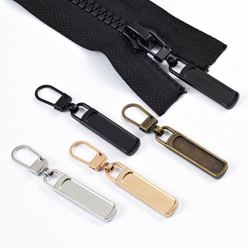 20 τμχ Αποσπώμενα μεταλλικά φερμουάρ Εξολκέα με φερμουάρ Καρτέλα έλξης φερμουάρ για Diy ράψιμο τσάντες Down Jacket Zipper Sliders Head φερμουάρ Κιτ επισκευής