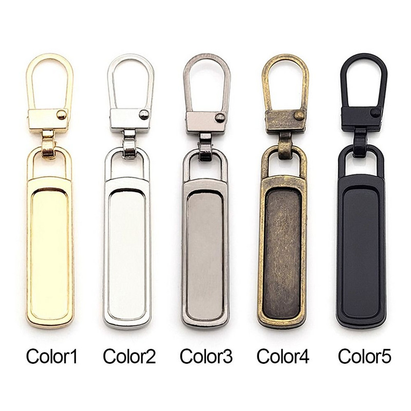 20 τμχ Αποσπώμενα μεταλλικά φερμουάρ Εξολκέα με φερμουάρ Καρτέλα έλξης φερμουάρ για Diy ράψιμο τσάντες Down Jacket Zipper Sliders Head φερμουάρ Κιτ επισκευής