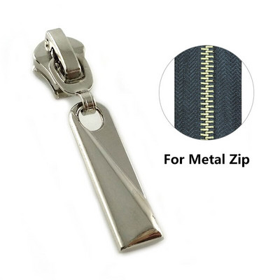 5# Metaliniai užtrauktukai Galvos Auksas Sidabras Juodi Slankikliai Užtrauktukai „Pasidaryk pats“ Rankų darbo siuvimas Striukė Drabužiai Užtrauktukų priedai Reikmenys