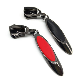 20 τεμ./παρτίδα, 2020 Νέα άφιξη Κόκκινο Μαύρο Ασημί 5#Zipper Sliders, Αξεσουάρ ραπτικής μόδας 3 χρώματα με δυνατότητα επιλογής