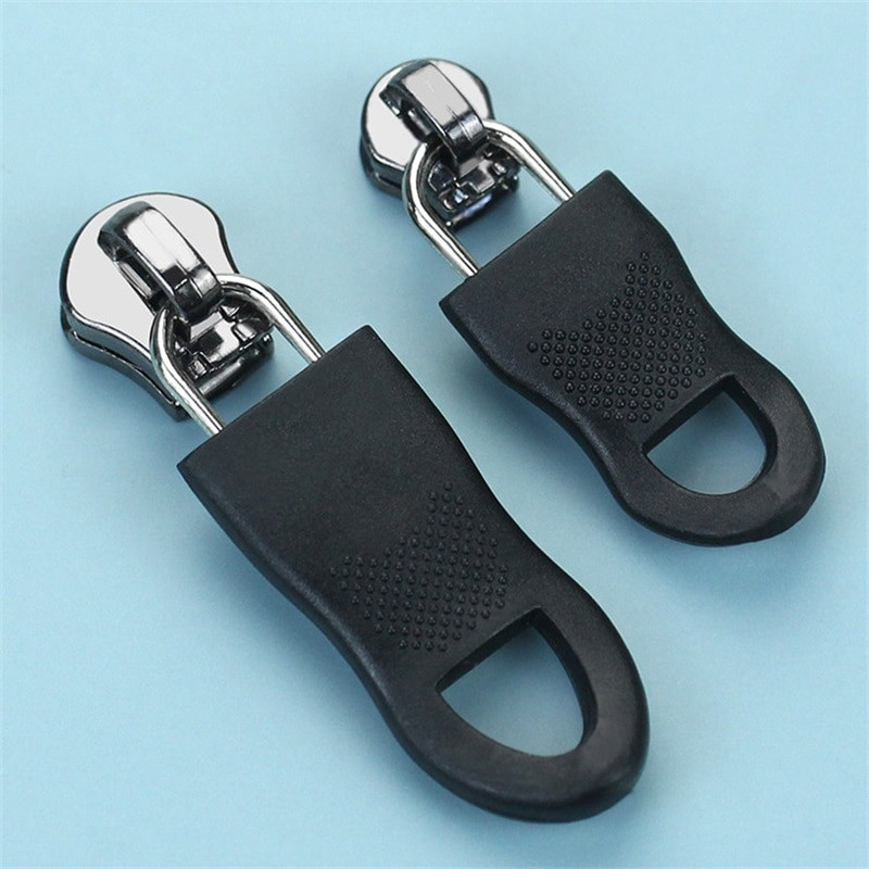 10 vnt. pakaitinis užtrauktukas, traukimo traukiklis, galas, tinkantis virvei, aprangos užtrauktukas