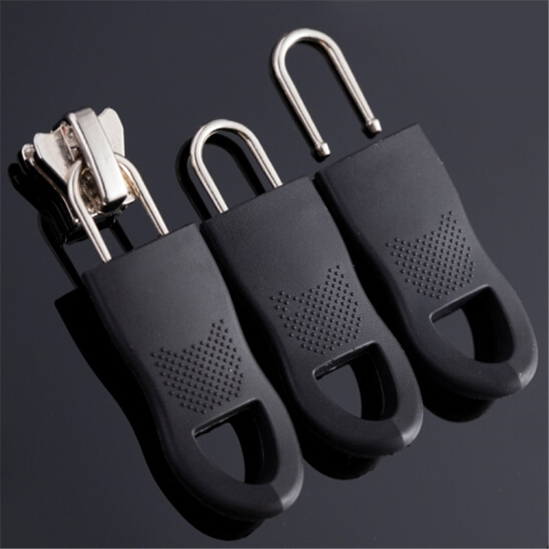 10 vnt. pakaitinis užtrauktukas, traukimo traukiklis, galas, tinkantis virvei, aprangos užtrauktukas