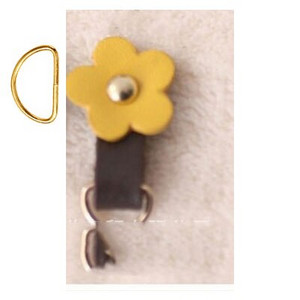 10 buc. 3,5*2 cm, din piele naturală, cu fermoar, extractor de flori, portofel pentru articole de îmbrăcăminte, lucrat manual, cu fermoar, geantă pentru cap, feronerie, cusut, cataramă D aurie